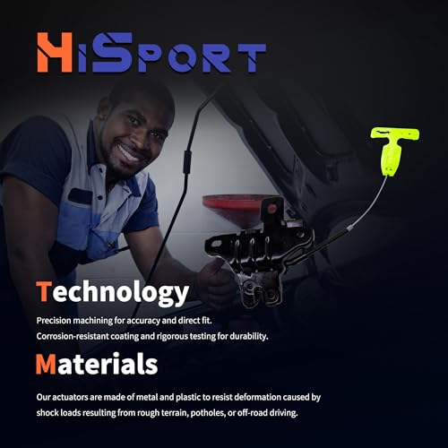 Image of HiSport 937930 Rear Trunk Door Latch - Compatible with Ford Fusion 2013-2019 Mustang 2015-2019 Lincoln MKZ 2013-2019 4-Pin - Replace FR3Z5443200A