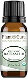 Organic Balsam Fir Needle Essential Oil 10 ml 100% Pure Undiluted USDA Certified Therapeutic Grade.