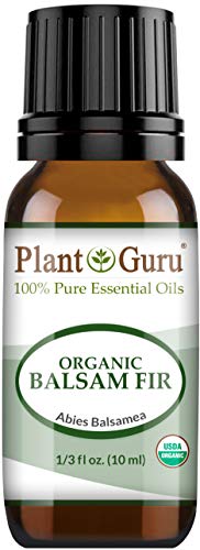 Organic Balsam Fir Needle Essential Oil 10 ml 100% Pure Undiluted USDA Certified Therapeutic Grade.