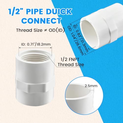 Coples con rosca exterior PVC 15 Imagen adicional