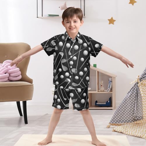 Image of Boccsty Red Strawberry Boy Summer Shorts Sets Hawaiian Toddler Boys T-Shirt & Pants 2 Pcs 3T-10T