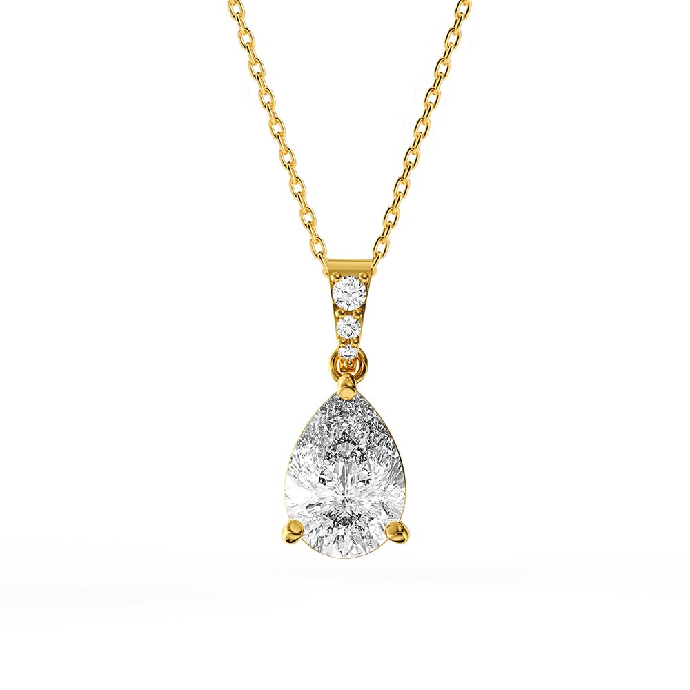 giva 925 Silver Golden Aurelia Lumina Pendant With Link Chain|Necklace to Gift Women & Girls | With Certificate of Authenticity and 925 Stamp | 6 Months Warranty-picture-12
