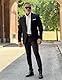 COOFANDY Herren Sakko Sportlich Freizeit Blazer Regular Fit Business Anzugjacke Revers Kragen Schwarze XL
