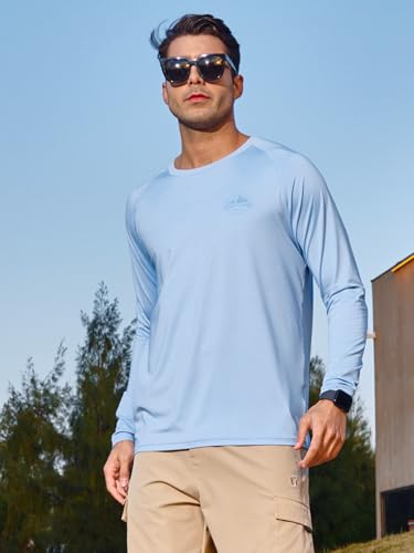 Men's Sun Shirt UPF 50+ Quick Dry Lightweight Rash Guard for Athletic Running Swimming2
