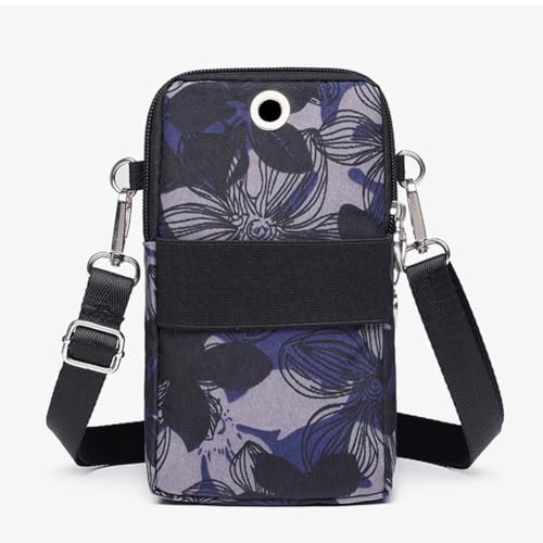Image of JANKS Small Crossbody Bag for Women - Mini Phone Purses with Crossbody Strap and Wallet - Nylon Arm Bag