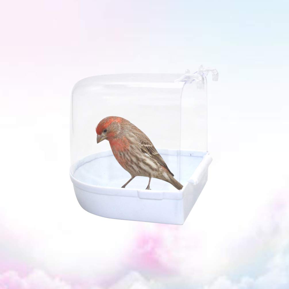 POPETPOP Pequeño Dispensador De Agua Jaula De para Pájaros Jaula para Periquitos Bebedero para Periquitos Jaulas De Pájaros para Periquitos Jaulas para Pajaros Pájaro Loro Limpio