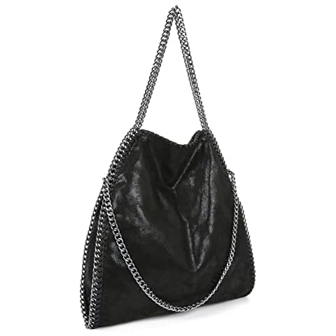 JOTHIN Large Crossbody Bags for Women Tote Bag for Women Womens Shoulder Bags Chain Purse Designer Handbags for Women(Black) Cover