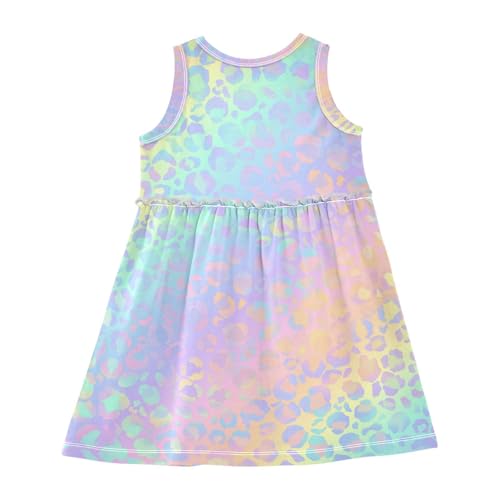 senya Sleeveless Summer Dress Pastel Rainbow Hearts Girls Skirt Dresses2