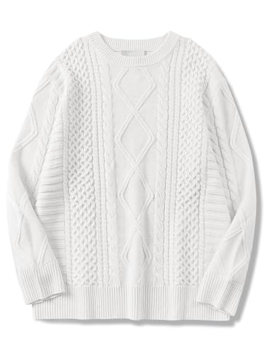 Womens Oversized Sweaters Crewneck Long Sleeve...