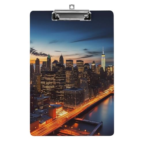 Porte-bloc rigide A4 en acrylique pour écrire sans table au bureau