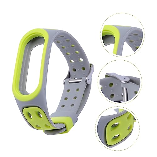 Angoily 2pcs Silicone Sports Watch Band for Two-color Wrist Strap Comfortable Fit for Daily Wear Sports Fashionable Occasions3