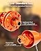 TrendyTrove PTO Shaft,6 Spline Both Ends PTO Driveline Shaft,1-3/8