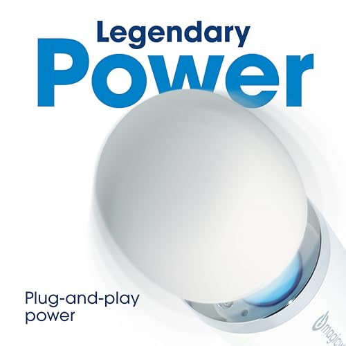 Image of Magic Wand Rechargeable - Cordless 4-Speed, 4 Patterns Personal Handheld Wand Vibrator for Women, Men, & Couples - Flexible Silicone Head, Rechargeable with Plug-and-Play Power Option - HV-270 | 4-Speed, 4 Patterns, For Women, Men, & Couples, Flexible Silicone Head, Plug-and-Play Power Option