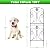 Skcoipsra Decorative Garden Fence 10 Pack, 37.5in(H) x 10.8ft(L) Animal Barrier Fence, Rustproof Metal Fencing for Yard, Dog Rabbits Wire Section Garden Edging Border for Yard Patio Garden, Arched