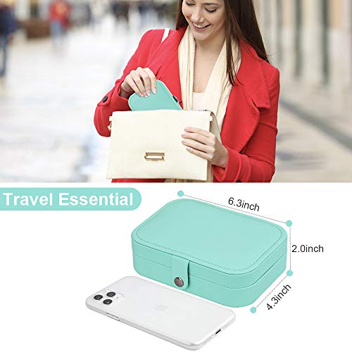 Jiemei Jewelry Box, Travel Jewelry Organizer Cases With Doubel Layer For Women’s Necklace Earrings Rings And Travel Accessories #TOP5