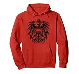 AUSTRIA COAT OF ARMS AUSTRIAN EAGLE EMBLEM SYMBOL FLAG Pullover Hoodie