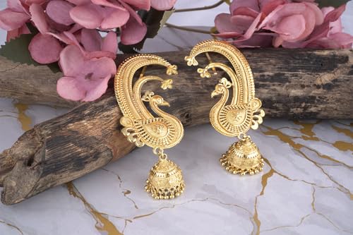 Image of JFL - Jewellery for Less Gold Plated Copper Earrings For Women