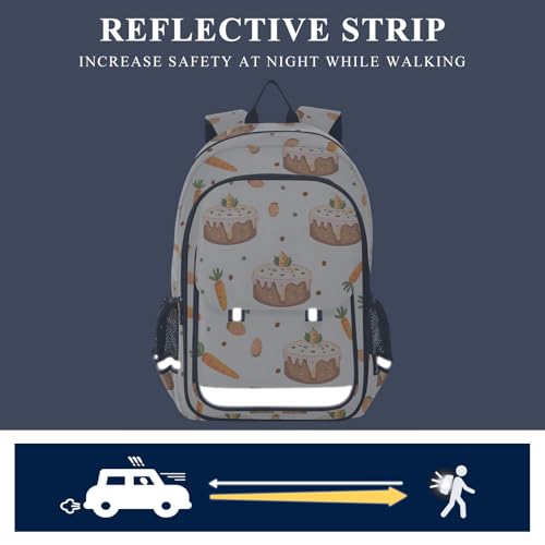 Sac à dos motif gâteau imprimé sans couture, design unique et coloré - 5