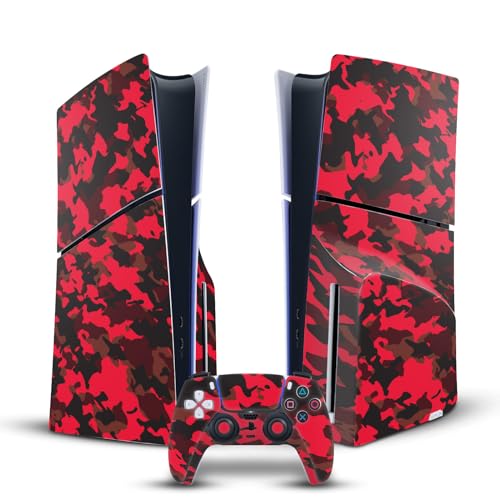 Couverture Camouflage PS5 Slim édition disque avec vinyle premium ajusté pour manette