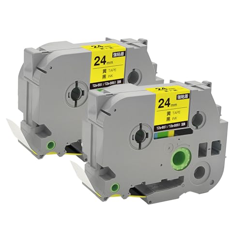 �u���U�[�p �s�[�^�b�` TZe-651 TZe-S651 24mm ���e�[�v ������ ���S�� 2�Z�b�g �݊����x�� �e�[�v�J�[�g���b�W �e�[�v�J�Z�b�g TZe �e�[�v PT-9700PC PT-9800PCN PT-P900W PT-P910BT PT-