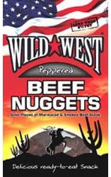 (10 Pack) - Wild West - Nuggets Beef Jerky Peppered | 25g | 10 Pack Bundle