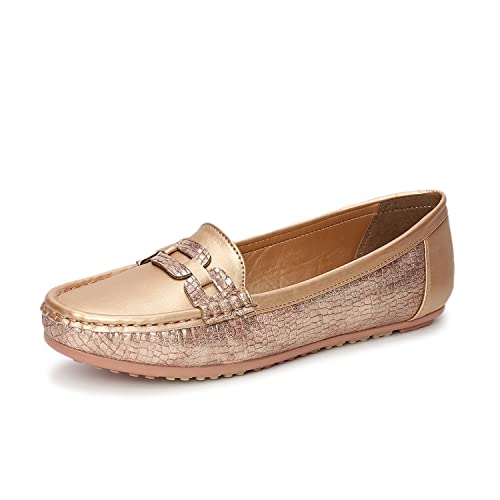 Image of Marc Loire Women Soft Comfortable Flat Loafers for Casual & Office Wear
