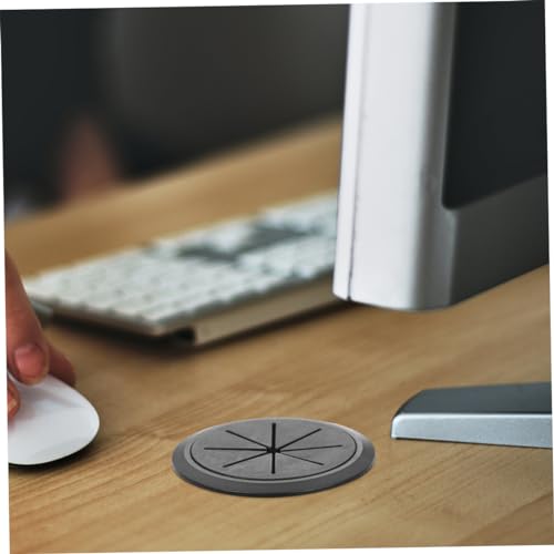 4 Piezas Tapones Redondos para Agujeros de Cable Cubiertas de Agujeros de Escritorio Duraderas para Gestión de Cables Sin Costuras Instalación Fácil para Organizar Cables en Escritorios y Espacios de Trabajo miniatura 3
