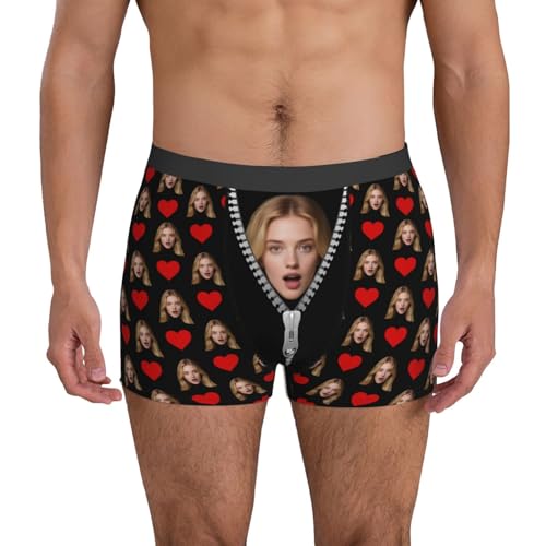 Custom Boxers Briefs for Men - Personalized Underwear with Your Photos - Valentine's Day Gifts2
