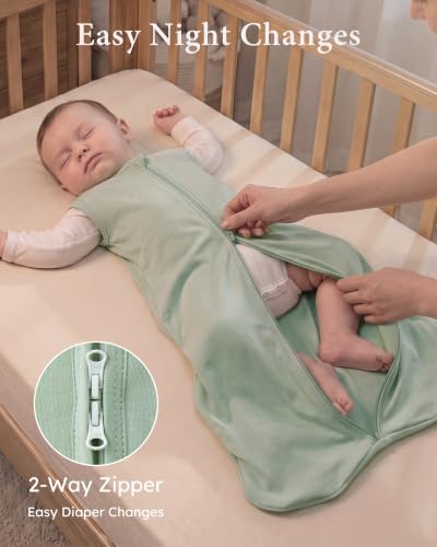 Image of Yoofoss Baby Sleep Sack 24-36 Month 0.5TOG 100% Organic Cotton 2-Way Zipper