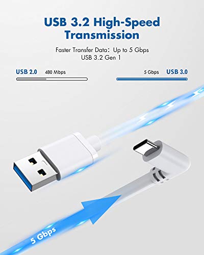KIWI design Compatibel met Quest Link-kabel USB C 16 FT (5M), snelle gegevensoverdrachtkabel Link Virtual Reality… - Image 4