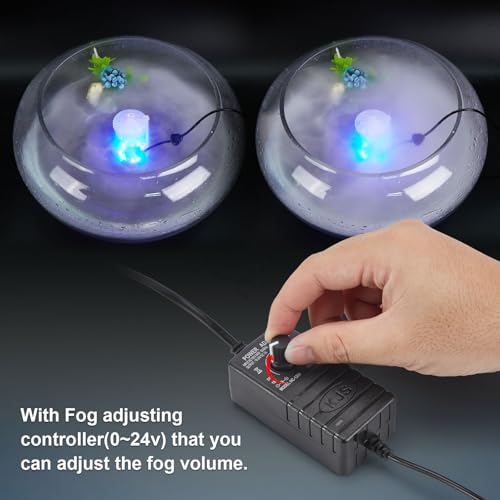 Fitnate 350Ml/H Mist Maker Fogger,12 Led Color Changing Fog Atomizer Air Humidifier thumb #1