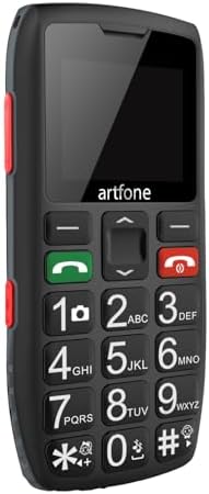 artfone C1 Negro - Teléfono Móvil para Personas Mayores丨Senior Mó...