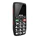 artfone C1 Nero - Telefono Cellulare per Anziani con Tasti Grandi丨Volume alto丨Funzione SOS丨Chiamata Rapida丨Funzione di orario丨Batteria da 1800 mAh丨Doppia SIM GSM Senior Telefoni丨1.8" Display丨Radio