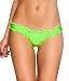 COQUETA Swimwear Brazilian Waved Bikini Full Bottom Swimsuit Scrunch ROYAL BLUE