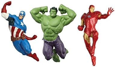 SwimWays Marvel Avengers Dive Characters Kids Pool Toy - Captain America, Hulk, and Iron Man