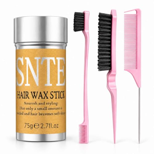 Hair Wax Stick & Slick Back Hair Brush