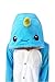 WOTOGOLD Animal Cosplay Costume Unisex Adult Narwhal Pajamas, Blue, Size Large