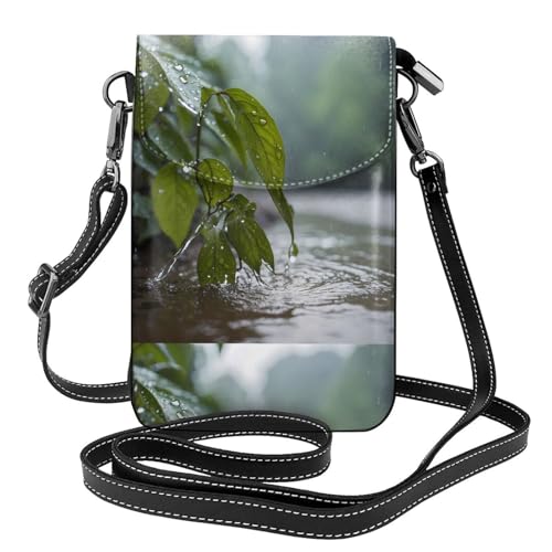 Petit sac à main pour téléphone portable femme étui cuir rabat marche