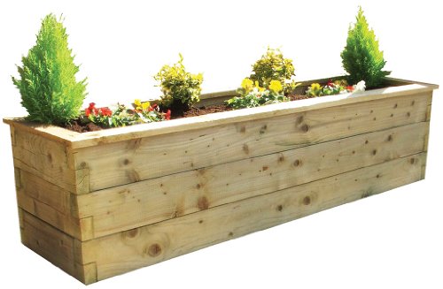 Zest4Leisure Sleeper Raised Bed - FSC Certified Pressure Treated Wood