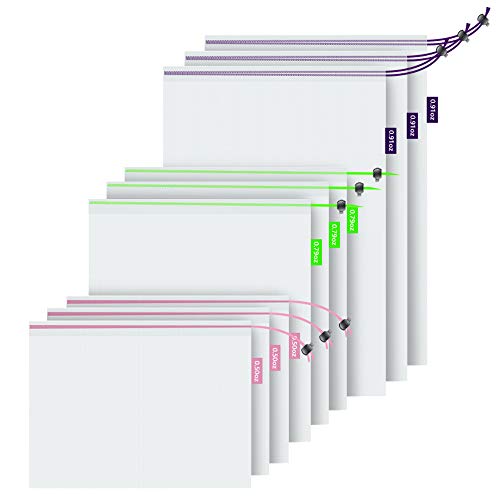 Reusable Produce Bags, BIG HOUSE ECO-Friendly Washable Double-Stitched Strength with Tare Weight on Tags Mesh Bags Through Large Medium Small for Grocery Shopping Storage Set of 9