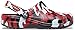 Crocs Unisex-Adult Classic Camo Clogs, Black/Red, 5 Men/7 Women