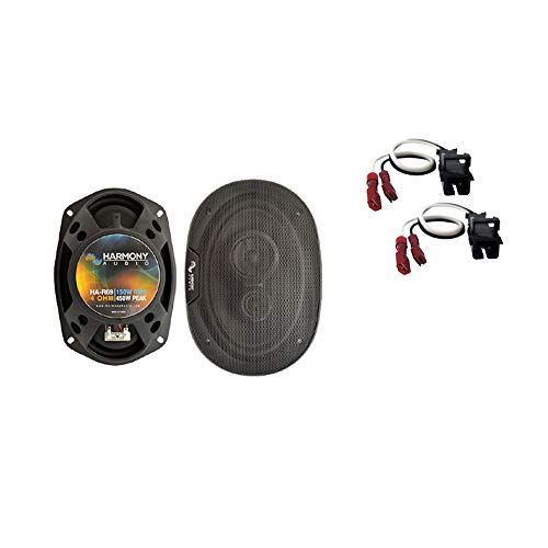 Compatible with Chevy Malibu 1997-2007 Rear Deck Factory Replacement Harmony HA-R69 Speakers