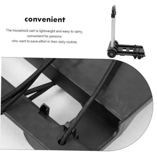 Carrito plegable portátil ligero para compras y equipaje miniatura 2