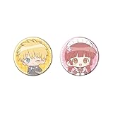 魔法陣グルグル 01 ニケ＆ククリ 和カフェver.[ミニキャライラスト]缶バッジ2個セット