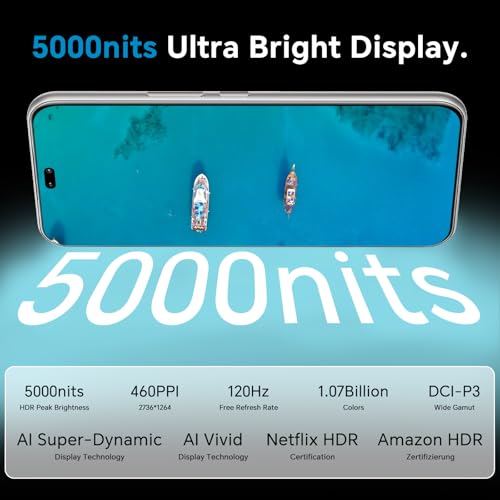 HONOR 400 5G Smartphone 8 GB 512 GB, 200 MP KI-Kamera, Snapdragon 7 Gen 3, 120 Hz ultrahelles 6,55-Zoll-Display mit 5000 Nits, Dual-SIM, NFC, IP65, Android 15, Schwarz