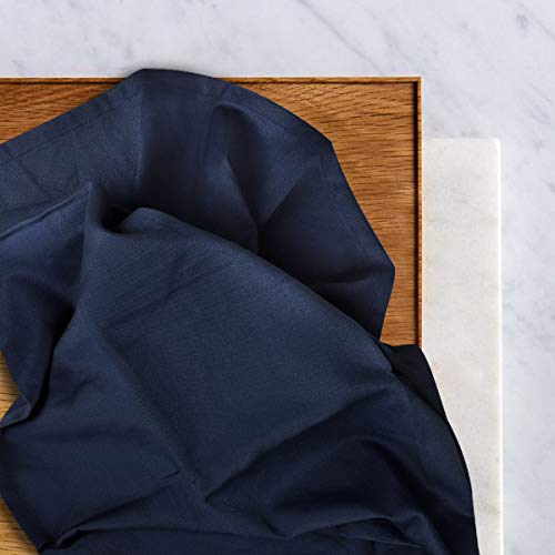 Urban Villa Kitchen Towels Premium Quality 100% Cotton Solid Kitchen Towels Set Of 6 Ultra Soft Size 20X30 Inches Indigo Blue Color Kitchen Towel Highly Absorbent Kitchen Towels #TOP6