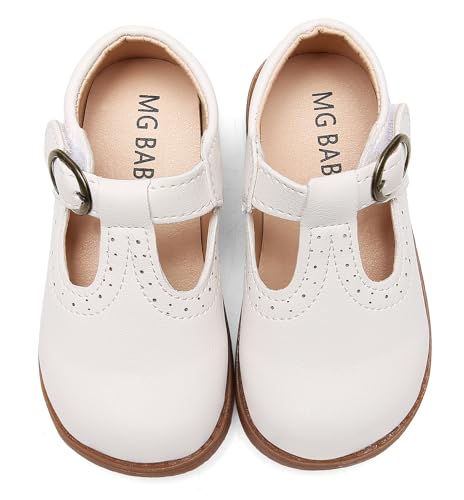 Image of DADAWEN Girl's Classic Mary Jane School Uniform Shoes Flat Dress Shoes
