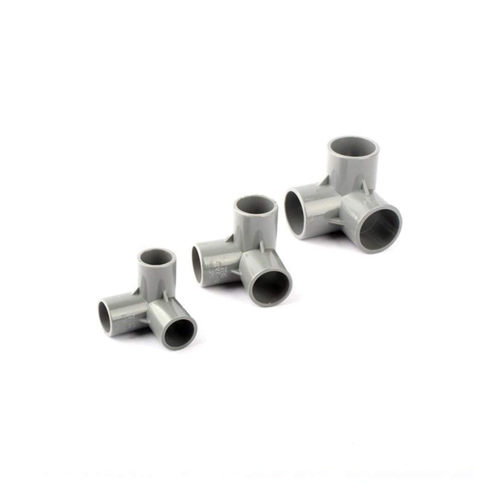 Tube 10pcs PVC 20mm/25mm/32mm Tee Connector Four Five Six Way Joints Garden Irrigation Pipe Hose Fittings DIY Tools Round Pipe Interface
