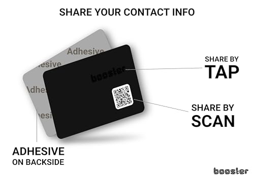 Carte de visite numérique NFC Android iPhone Booster Thin pour réseau pro