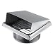 1Pcs 100/125/150mm Vent Acciaio Inossidabile 304 Air Vent Condotto Grill Square Uscita Aria Essiccatore Estrattore Copertura di Ventilazione Estrattore Quadrato (Color : 125mm)